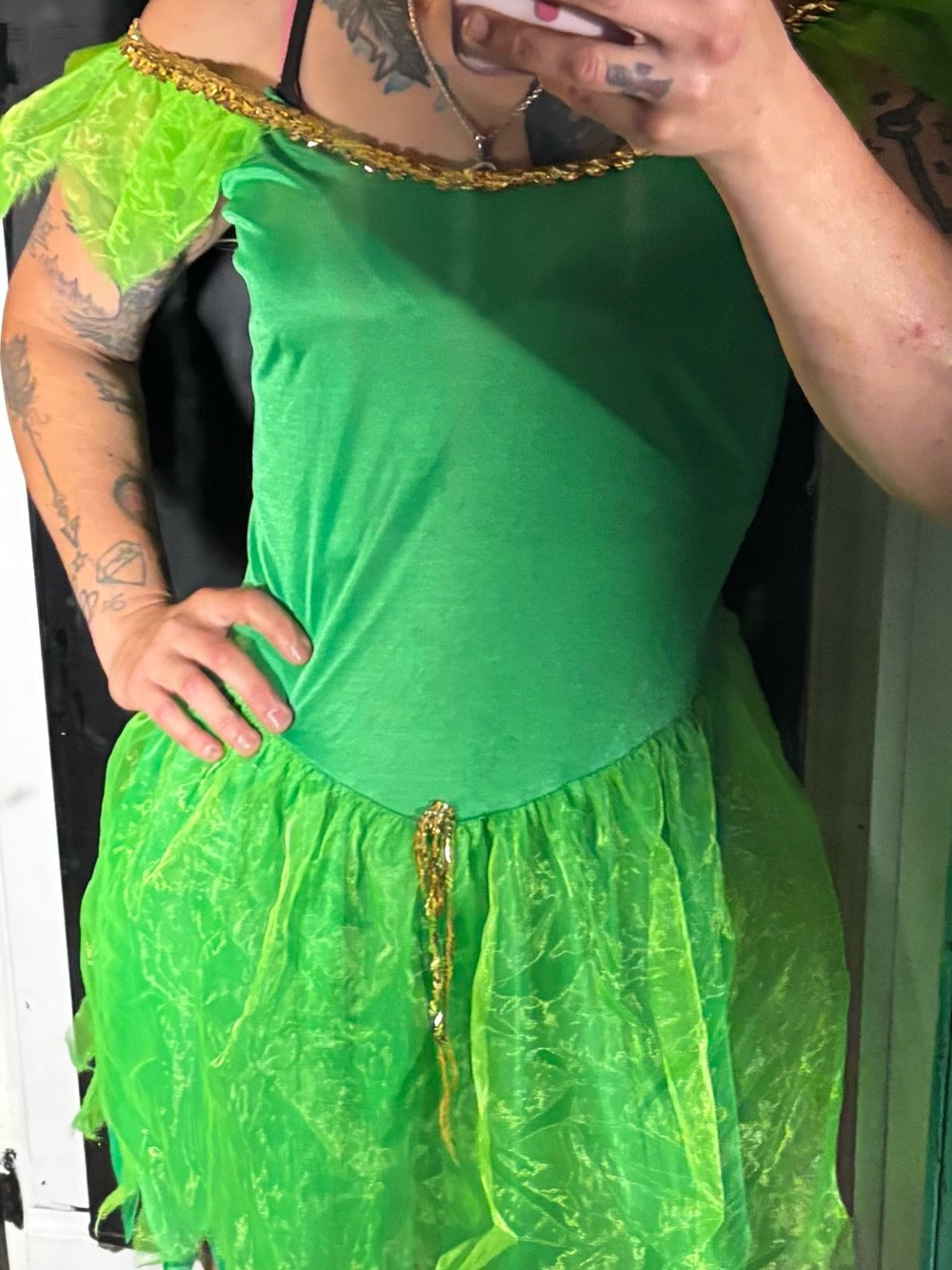 Green Women's Tulle Skirt - Lightweight Layered Style